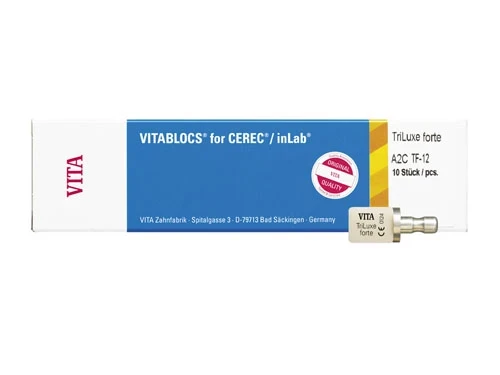 VitablocsTriluxe forte classical für Cerec / inLab | Vitablocs Triluxe forte classical A2C/TF14 f. Cerec/Inlab, 5 Stück