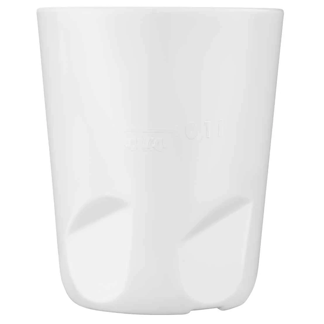 Mundspülbecher Mehrweg 6er-Pack, Farbe: weiß