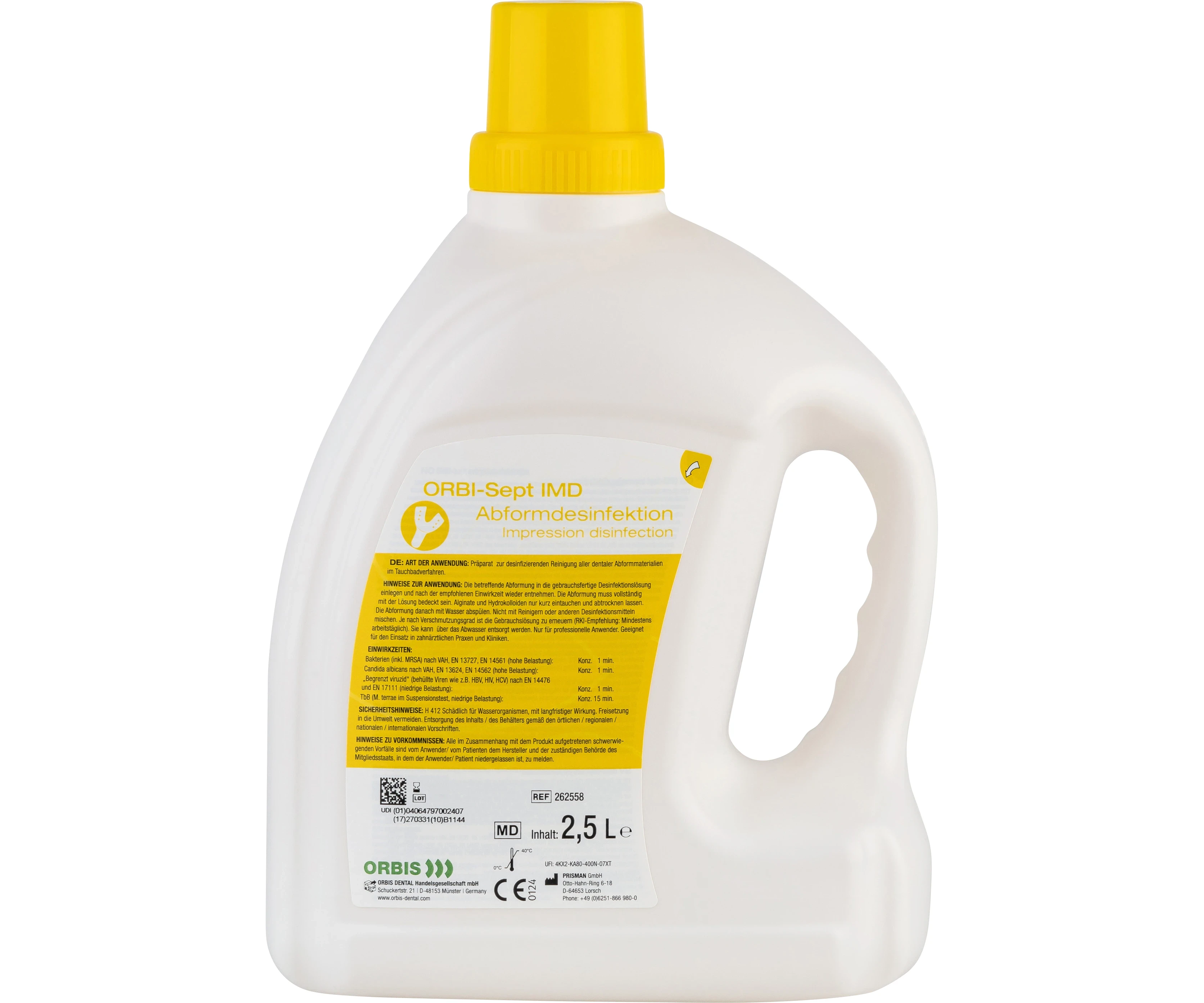 Abformdesinfektion, Flasche à 2,5 Liter