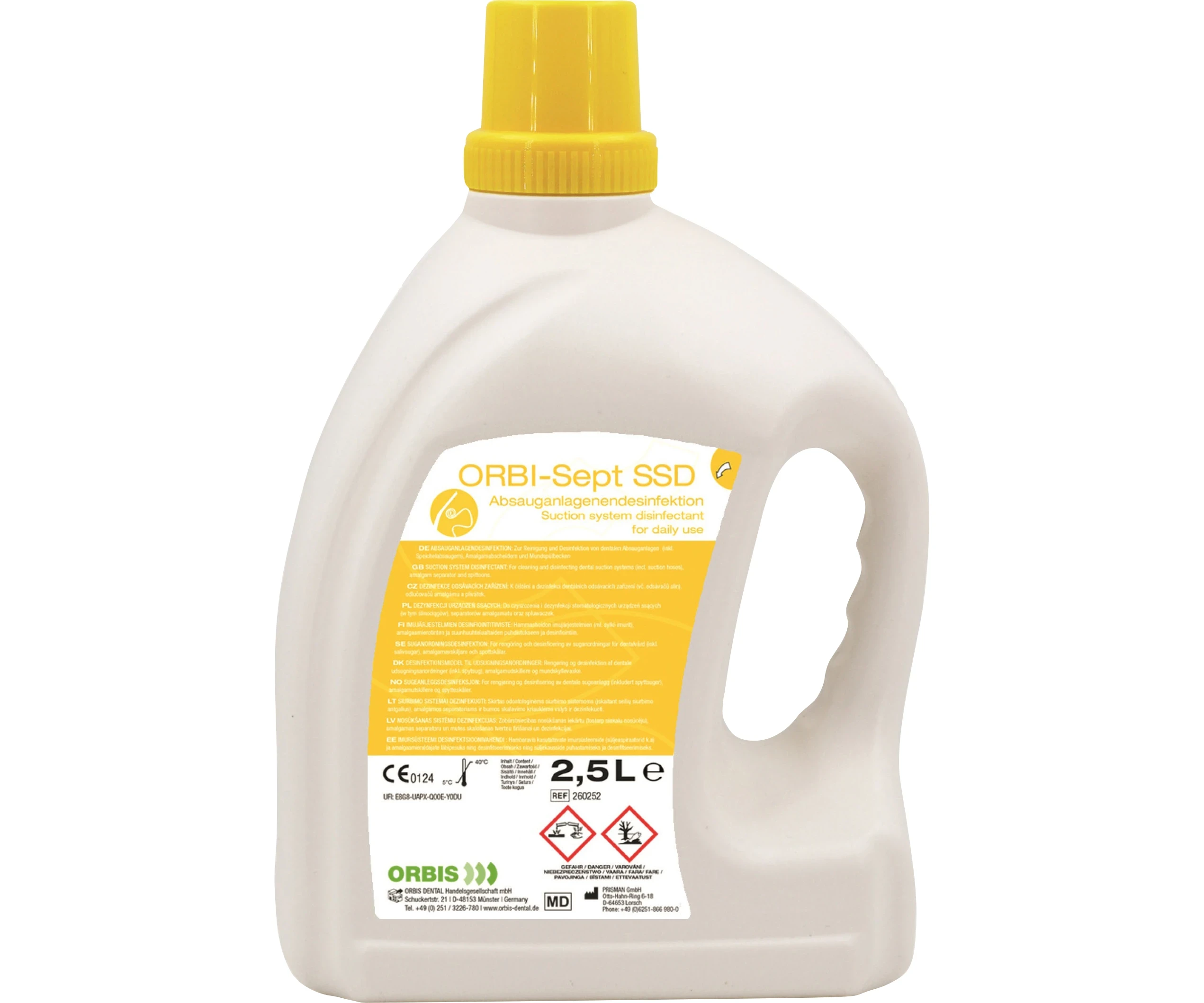 Absauganlagen-Desinfektion, aldehydfrei, phenolfrei, Flasche à 2,5 L