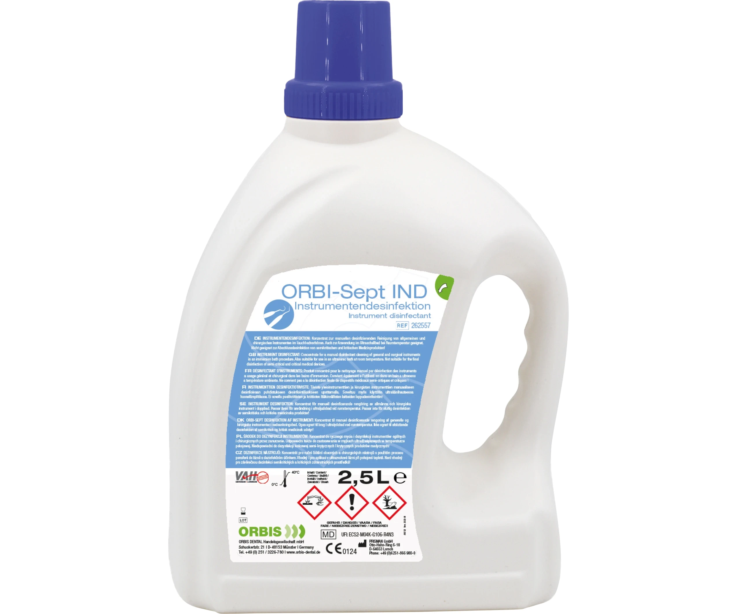 Instrumentendesinfektion, Flasche à 2,5 l
