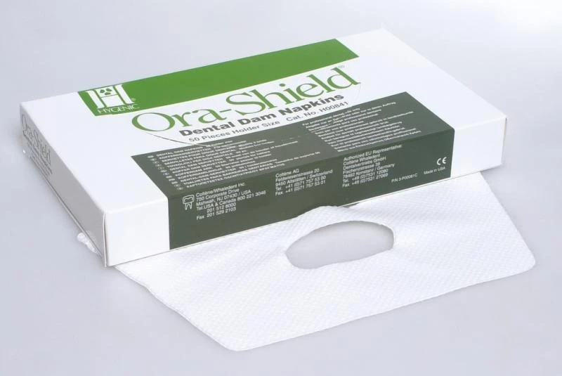 Hygenic Kofferdam Serviette Holder Size, Packung 50 Stück