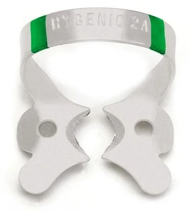 Hygenic Fiesta Kofferdamklammer mit Flügel Nr.2A, 1 Stück