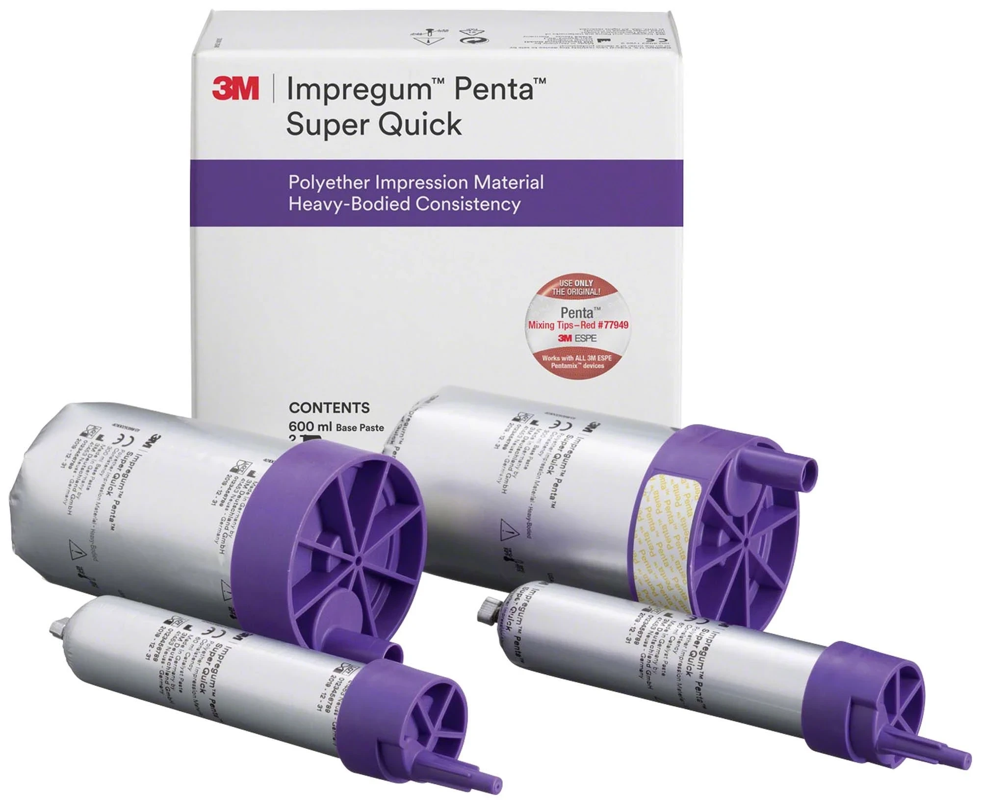 Impregum Penta Super Quick, Heavy Body, blau, Refill, Packung à 2 Sets