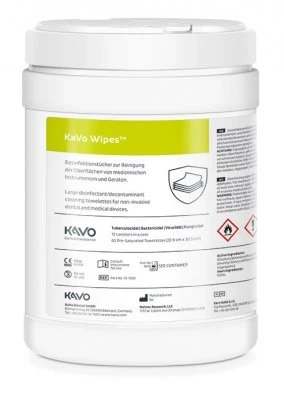 KaVo Wipes XL Tücher 22,9x30,5cm - Packung 12 x 65 Tücher