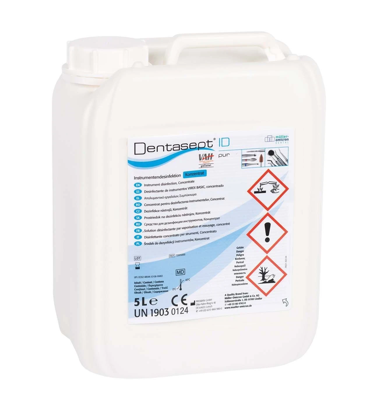 Dentasept ID pur, Kanister à 5 Liter