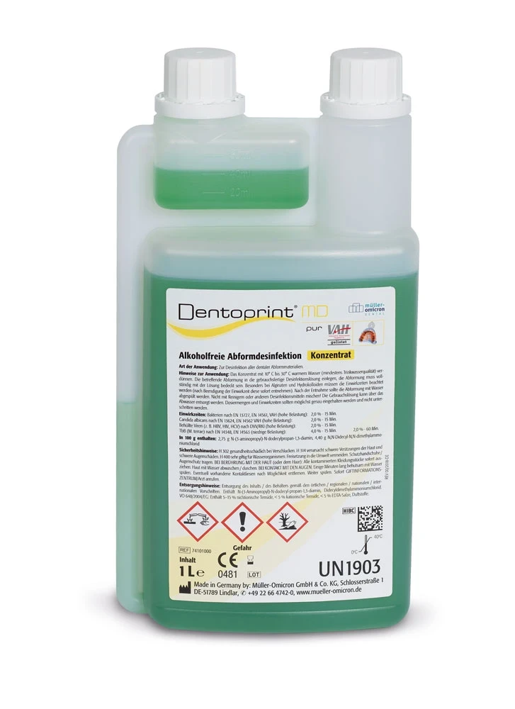 Dentoprint MD, pur, Dosierflasche à 1 Liter