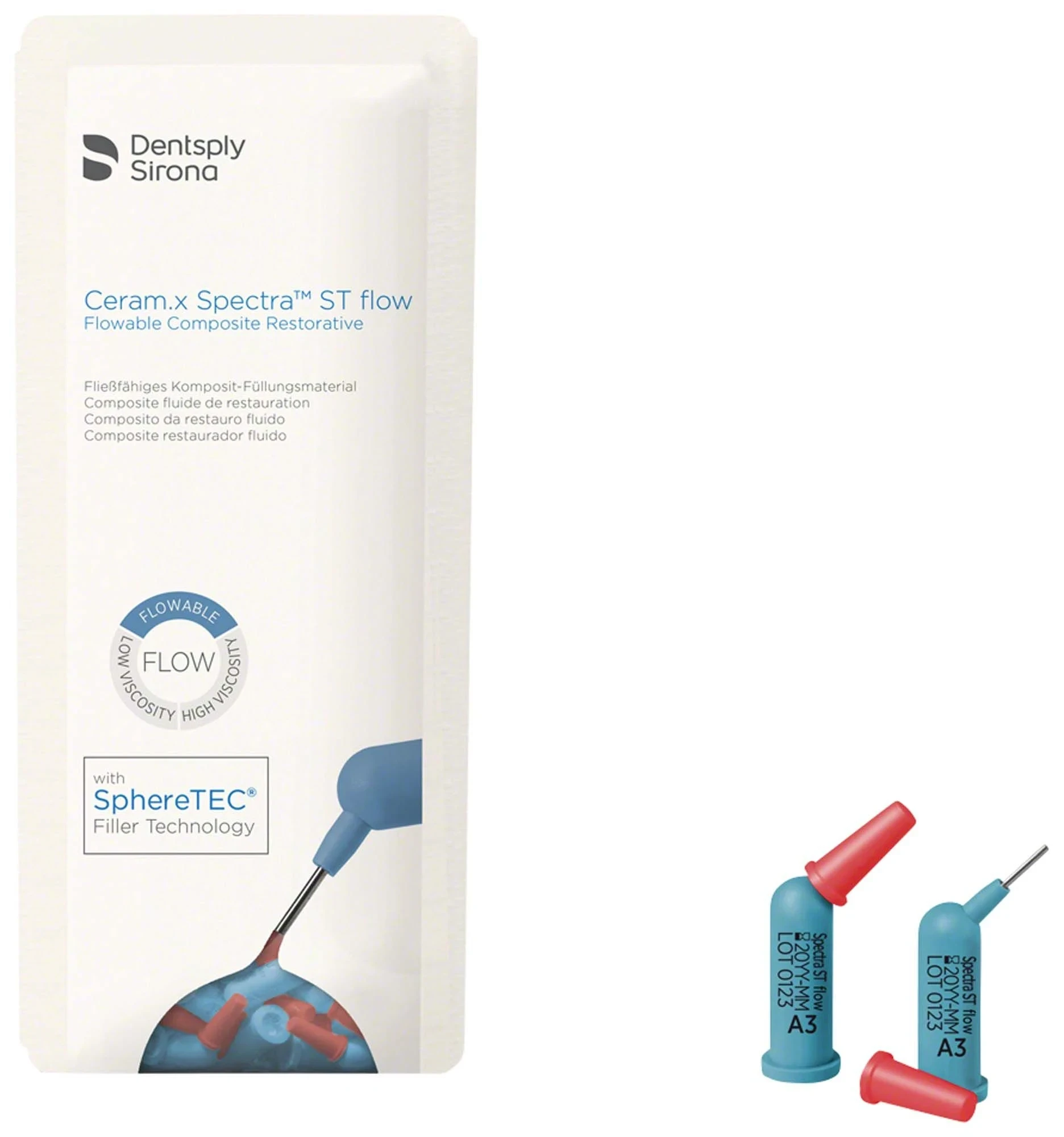 Ceram.x Spectra ST flow, Komposit, lichthärtend, A1, 16 Kapseln à 0,25 g