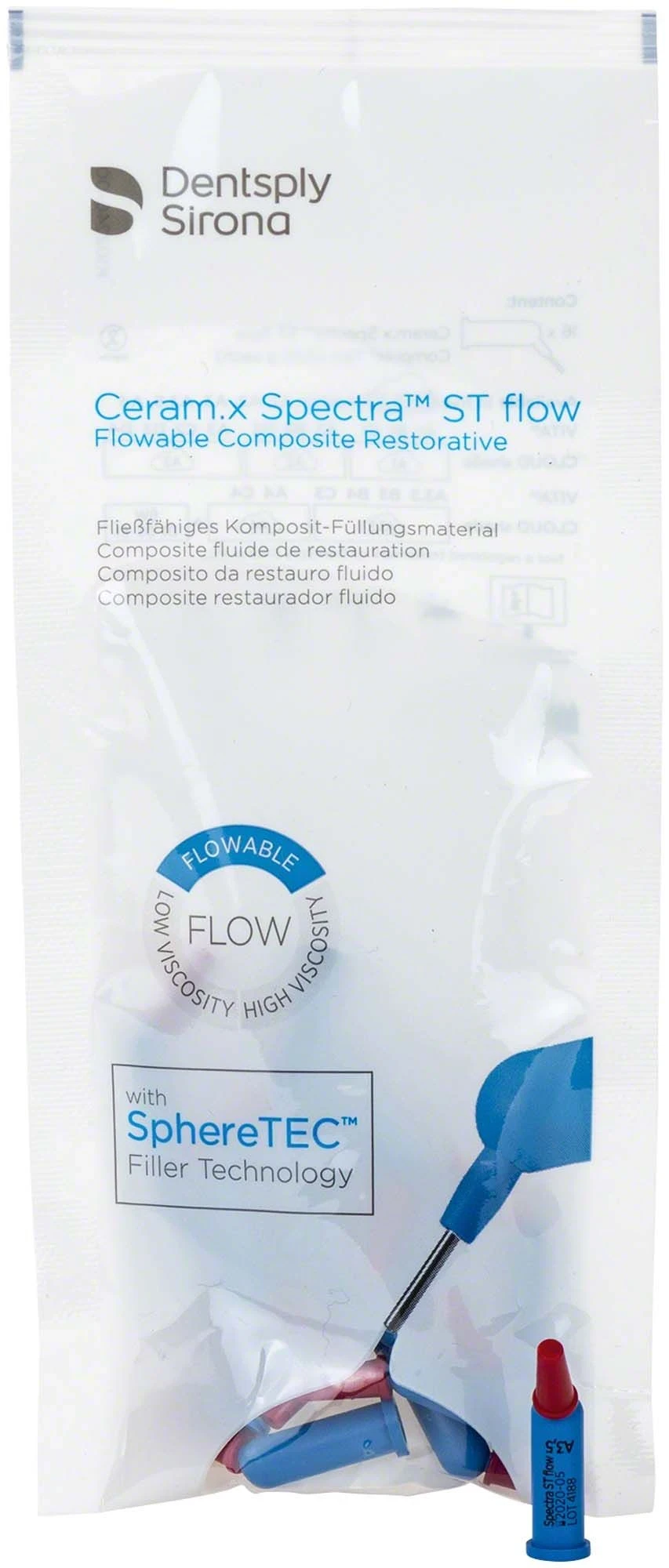 Ceram.x Spectra ST flow, lichthärtendes Komposit, A3,5, 16 Kapseln à 0,25 g