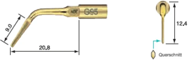 Varios Ultraschall Aufsatz G95, Stück
