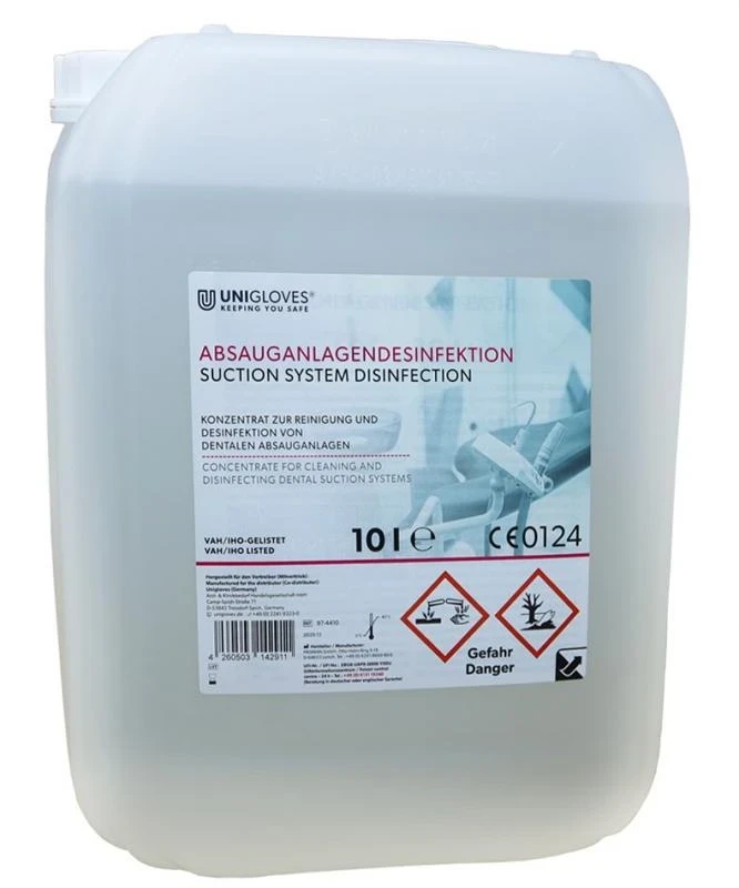 Unigloves Absauganlagendesinfektion, Kanister 10 Liter