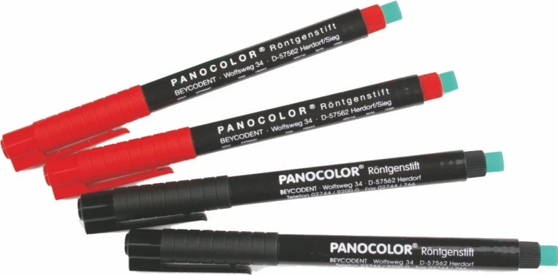 Panocolor-Röntgenstifte, Farbe: 4 x schwarz