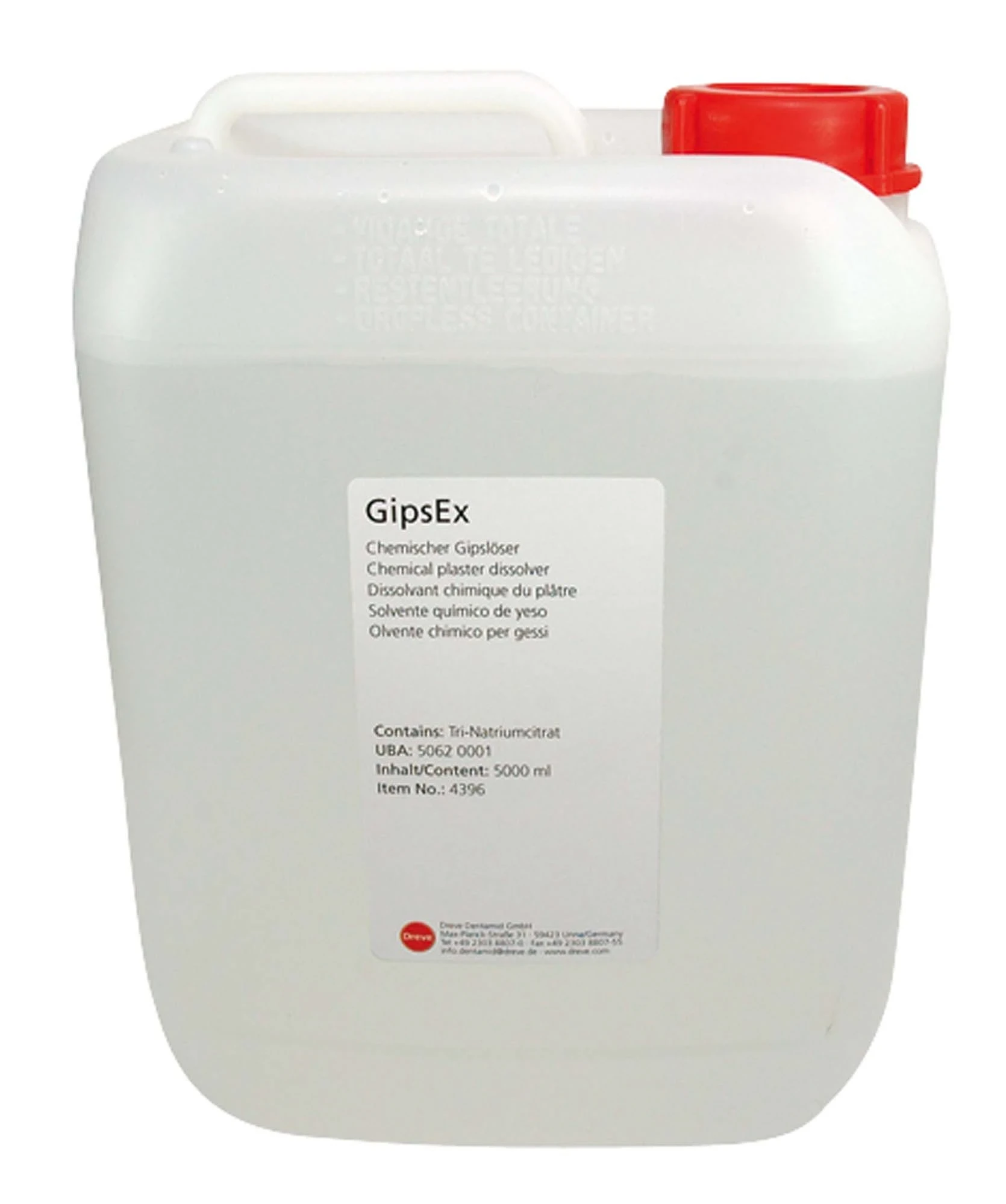 Gips Ex, Gipslöser, Kanister à 5 Liter