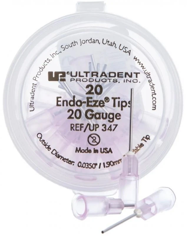 Endo-Eze Tips | Endo-Eze Kanülen G20, violett, 0,90 x 19 mm, 20 Stück