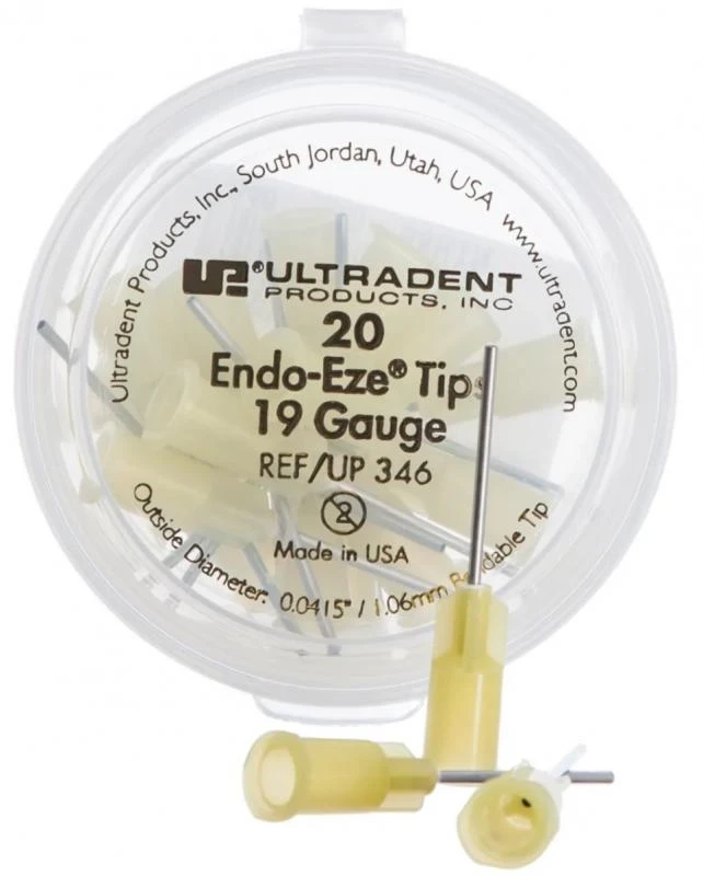 Endo-Eze Tips | Endo-Eze Kanülen G19, gelb, 1,06 x 19 mm, 20 Stück