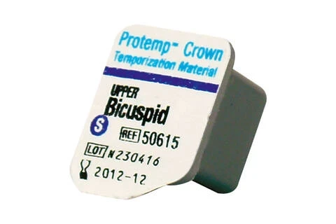 Protemp Kronen, oberer Prämolar S (klein), Packung à 5 Kronen