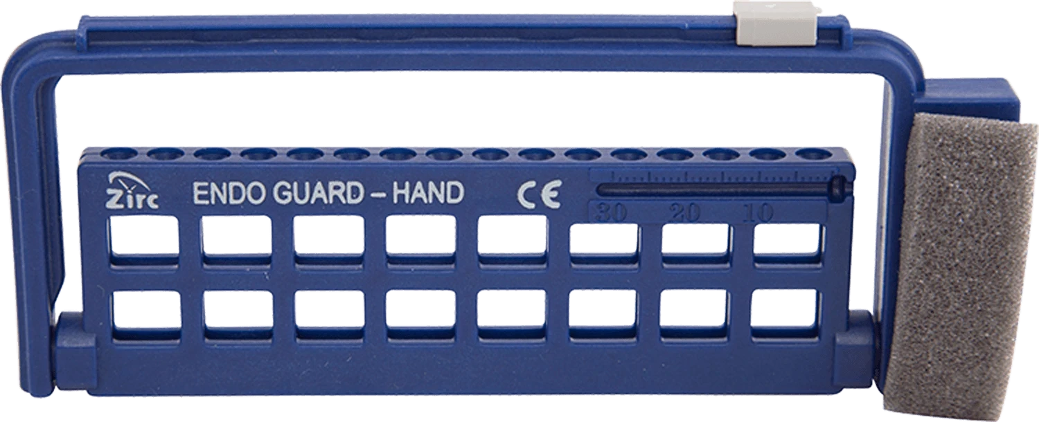 Endo Guards, Instrumentenorganisator, für 16 Handinstrumente, 3,7 × 1 x 5,6 cm, dunkelblau, Packung à 1 Stück