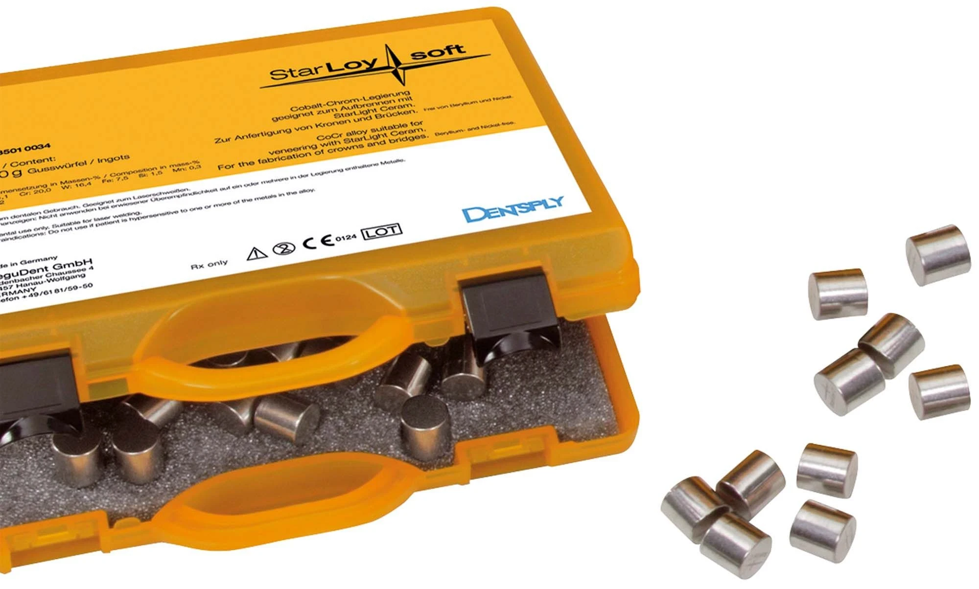 StarLoy Soft, Kobalt-Chrom-Legierung, aufbrennfähig, Packung à 1 kg