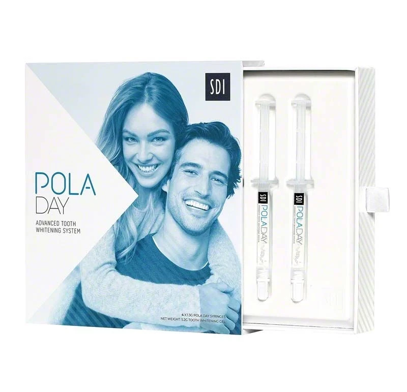 Pola Day, Zahnaufhellungsgel, 6%, 4 Kits à 1,3 g