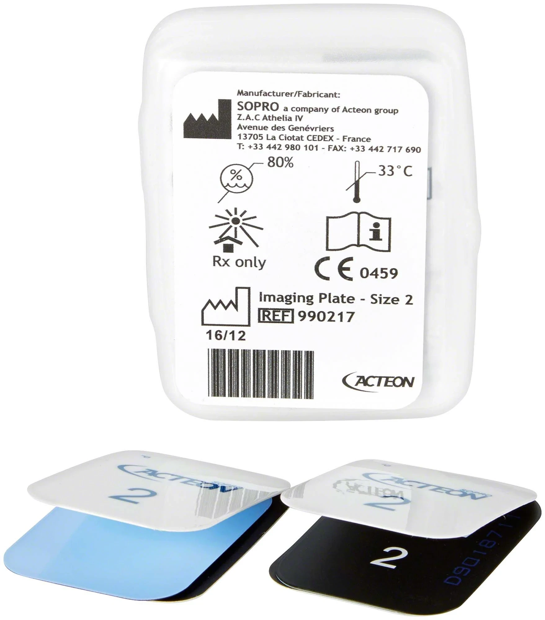 Speicherfolien Standard, Gr. 2, Packung à 2 Stück