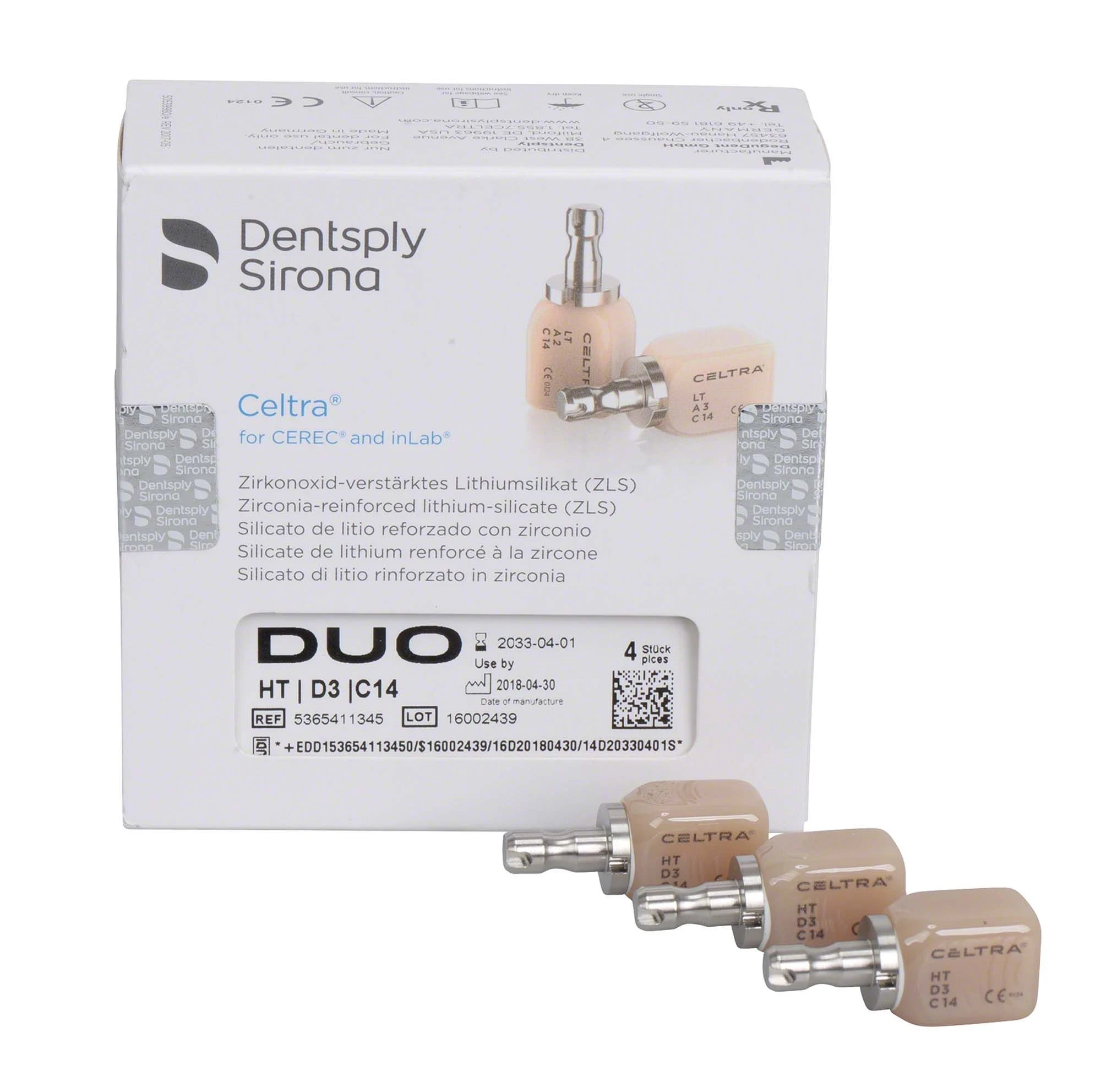 CELTRA DUO Packung 4 Stück C14 HT, D3