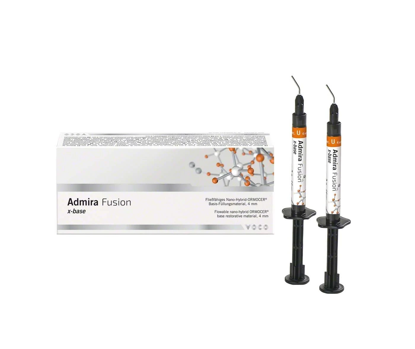 Admira Fusion x-base, Füllungsmaterial, universal, 2 Spritzen à 2 g