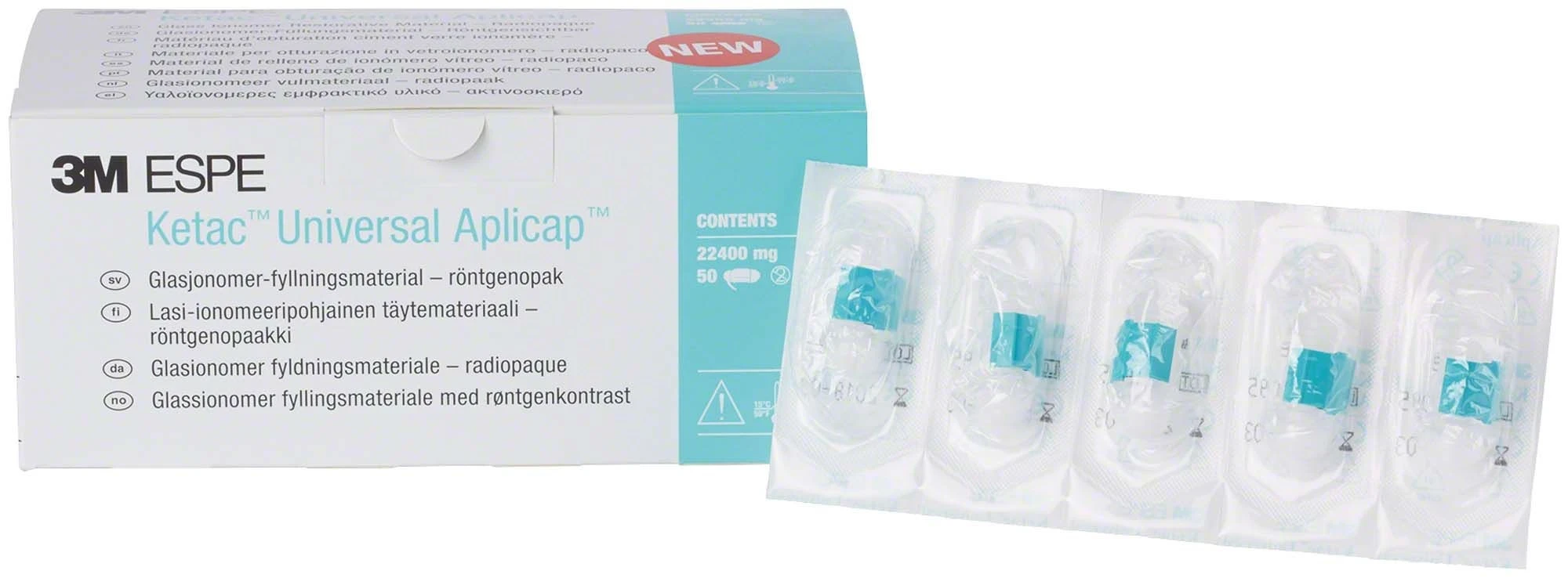 Ketac Universal Aplicap, 0,13 ml, weiß, Packung à 50 Stück