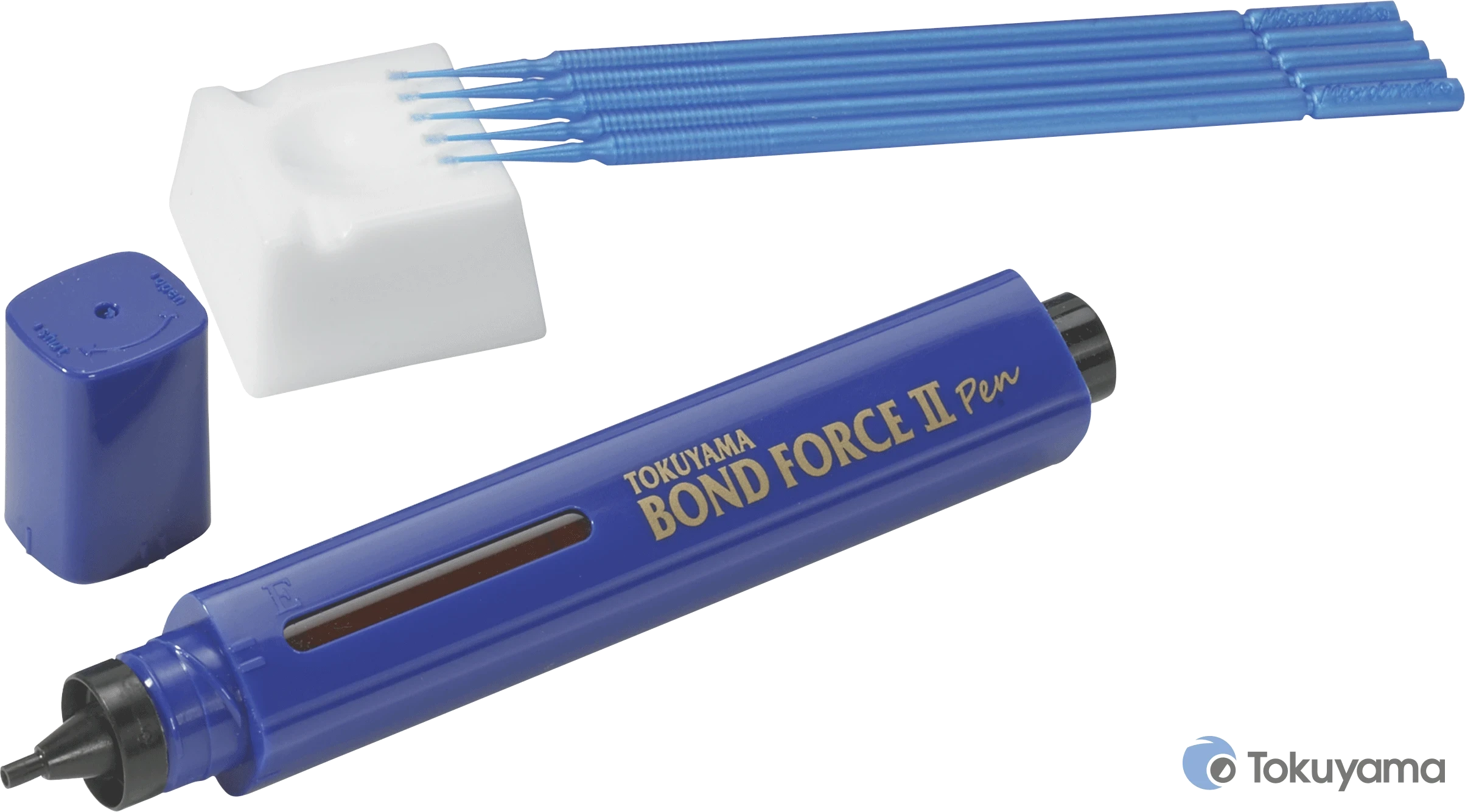 Bond Force II PEN Komplettpackung, 2 ml selbst-strukturstärkender Bond, inkl. 25 Mikropinsel und Dosierschale