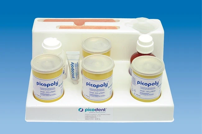 picopoly-Set (Grundfarbe weiß), Farbe goldbraun, 1 Set