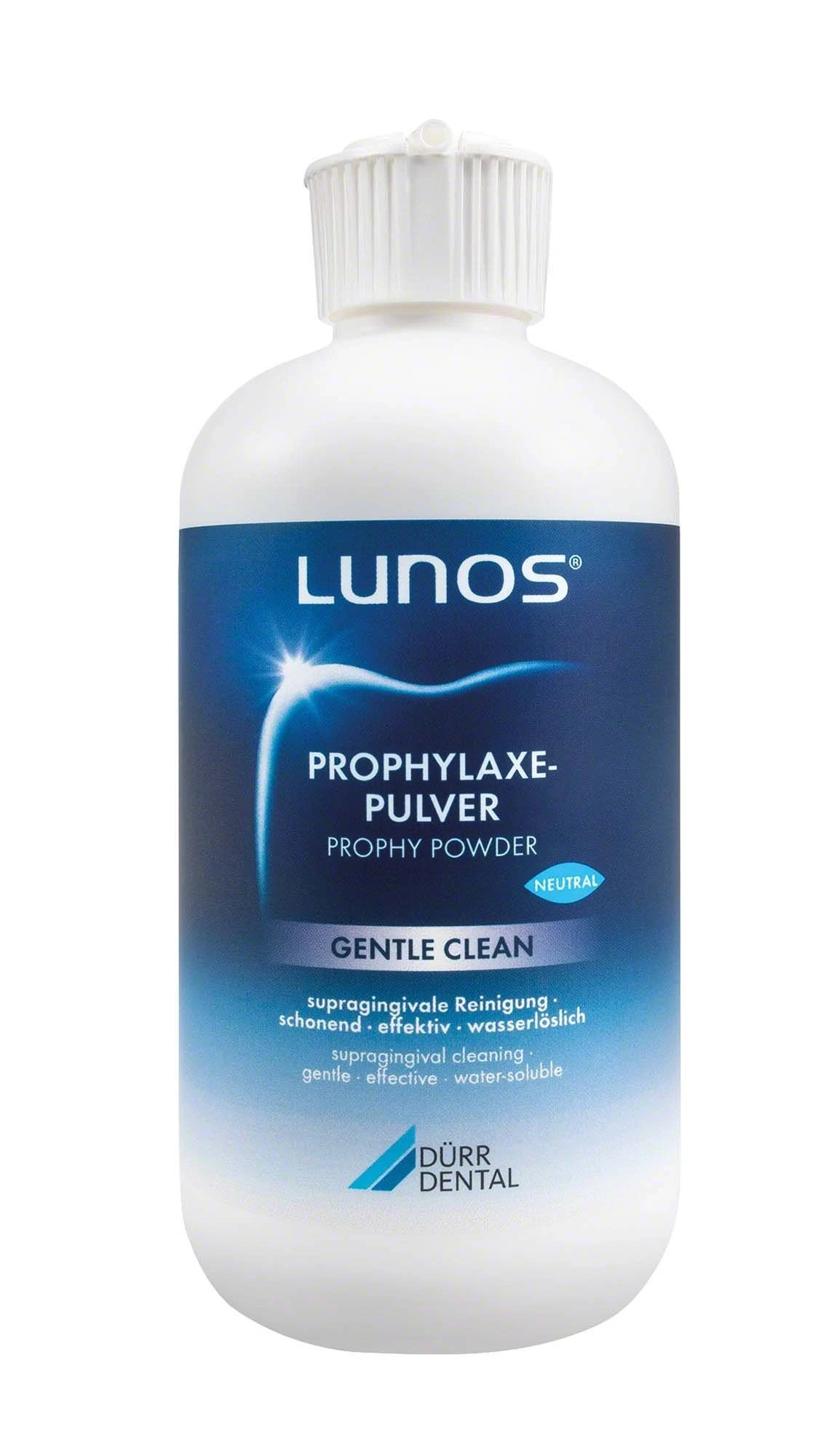 Lunos Prophylaxepulver Gentle Clean, Neutral, 4 Packungen à 180 g
