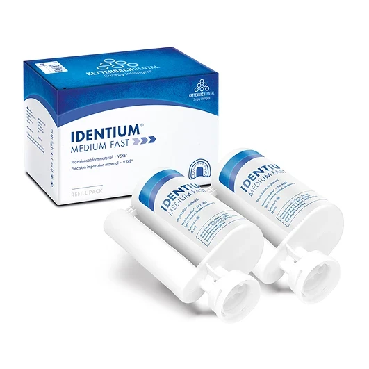 Identium Medium Fast, dunkelblau, Refill, 2 Doppelkartuschen à 380 ml