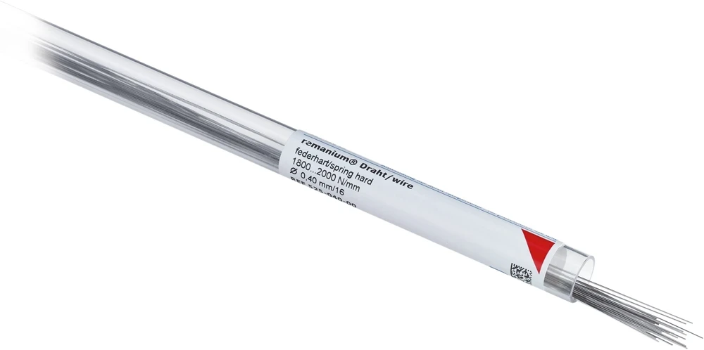remanium Stangendraht, rund, federhart, ø 0,60 mm / 23, 25 Stück