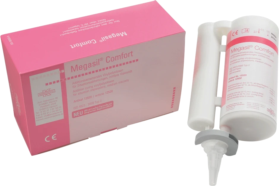 Megasil Comfort Einzelpackung, 1 Comfort-Kartusche à 380 ml, Farbe: ROSA