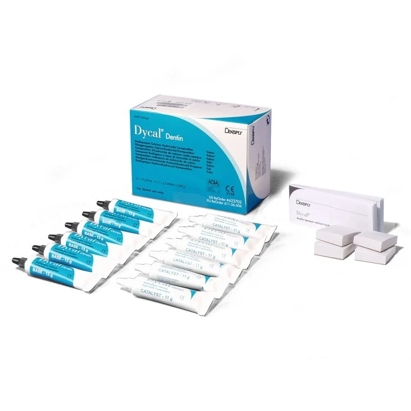 Dycal dentinfarben, Tuben, Basis + Kataly., Packung 6 Stück