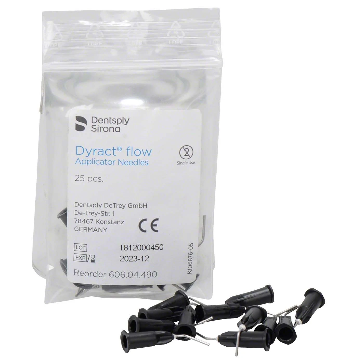 Dyract Flow Applikatornadeln, schwarz, Packung à 25 Stück