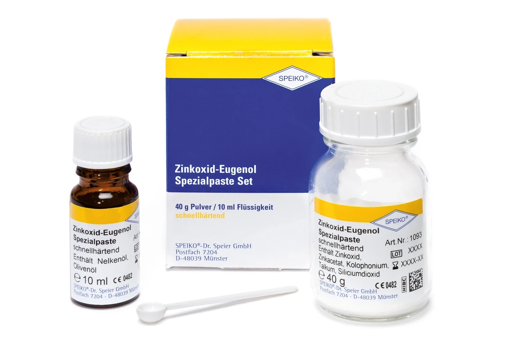 Zinkoxid Eugenol Spezialpaste, schnellhärtend, Packung à 10 ml