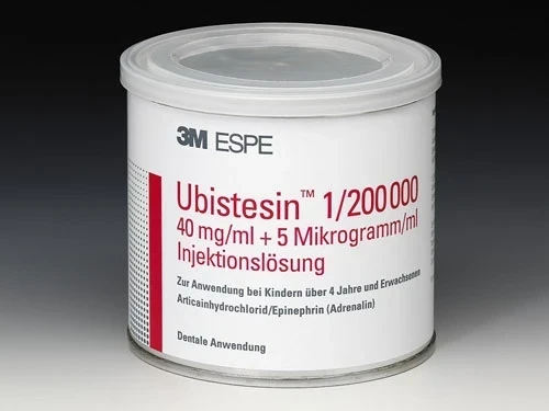 Ubistesin, Articain-Basis, 1:200.000, 300 Zylinderampullen à 1,7 ml