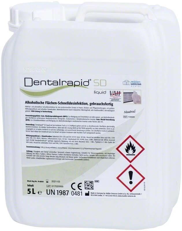 Dentalrapid SD, neutral, Kanister à 5 Liter