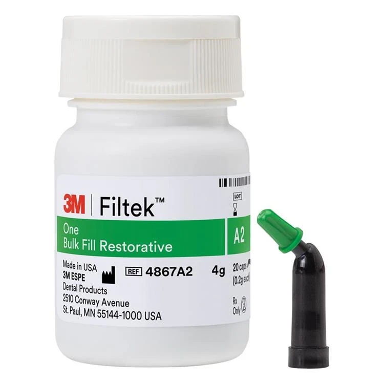 Filtek One Bulk Fill, Restaurationsmaterial, A2, 20 Kapseln à 0,2 g