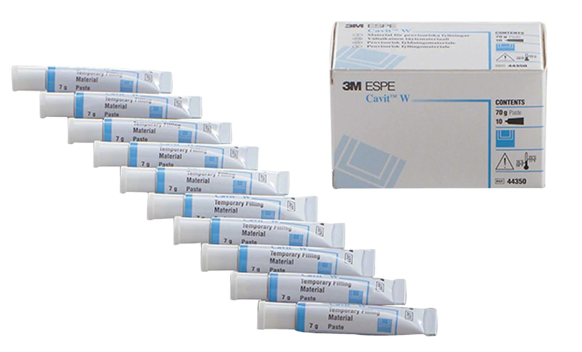 Cavit W, blau, 10 Tuben à 7 g