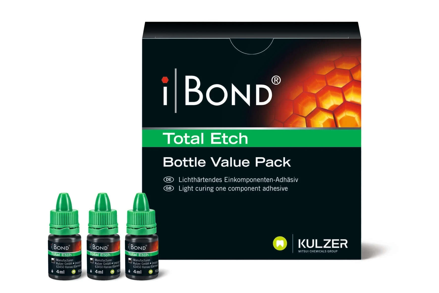 iBond Total Etch, 3 Flaschen à 4 ml, Value Pack