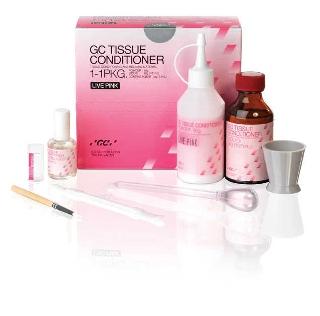 GC Tissue Conditioner, Intro Pack, live pink, Set