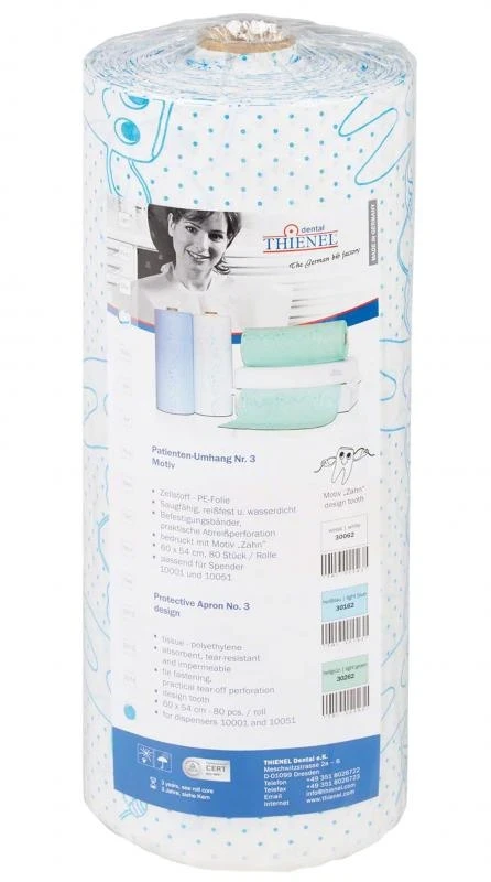 Patientenumhang Nr. 3 Rolle 80 St. Motiv, weiß