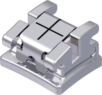 discovery sl selbstligierendes Metallbracket, +12° Torque, +5° Angulation, für Zahn 11, Roth 18, 1 Stück