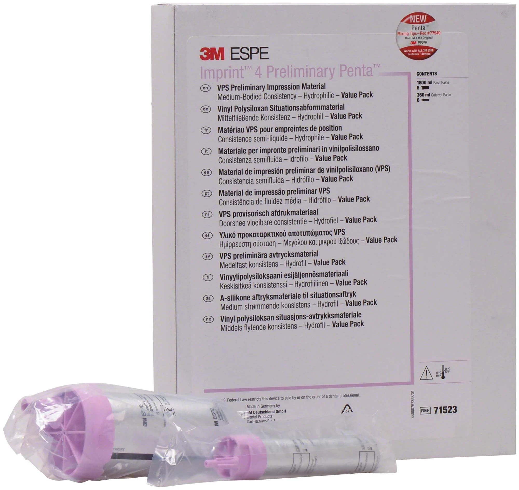 Imprint 4 Preliminary Penta, regular, Value Pack