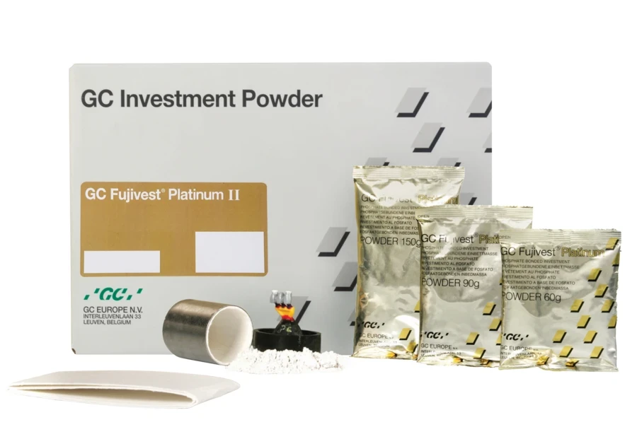 Fujivest Platinum II Pulver, Einbettmassen, Gewicht 6,0 kg, Karton 67 x 90 g, Lieferumfang: ohne Abmischflüssigkeit