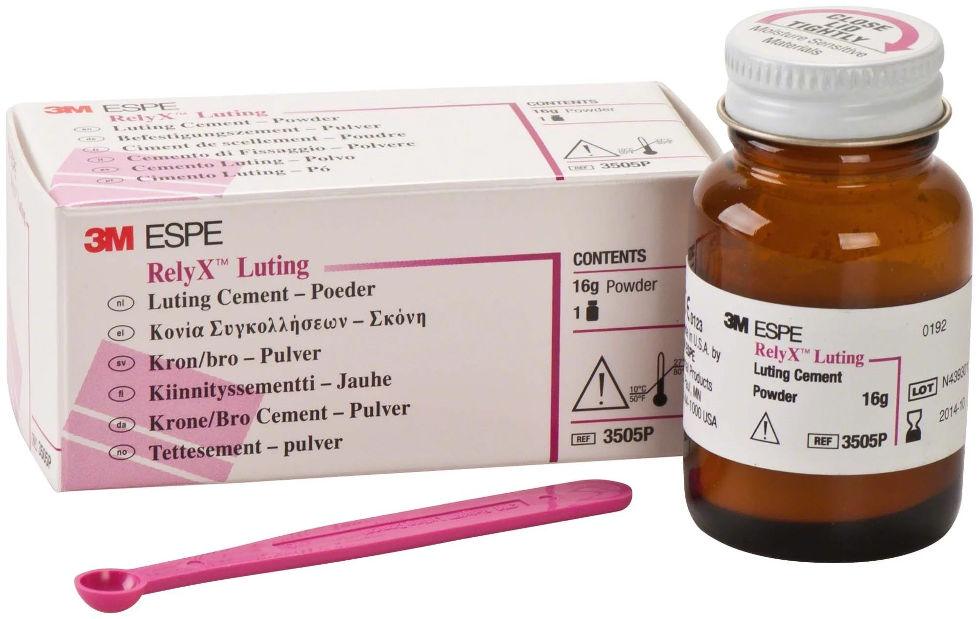 RelyX Luting Pulver, Hybrid-Glasionomer-Befestigungszement, Packung à 16 g