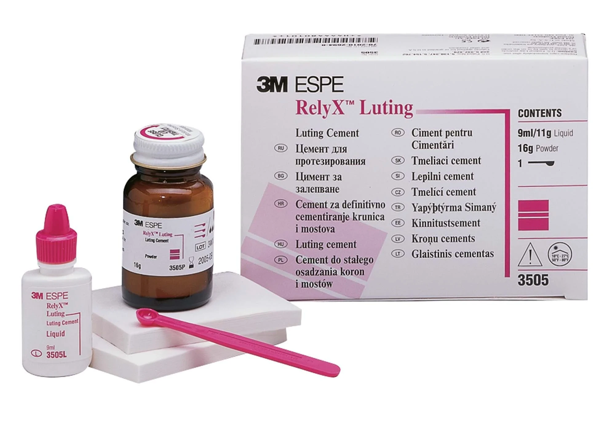 RelyX Luting, Hybrid-Glasionomer-Befestigungszement, Packung à 1 Set