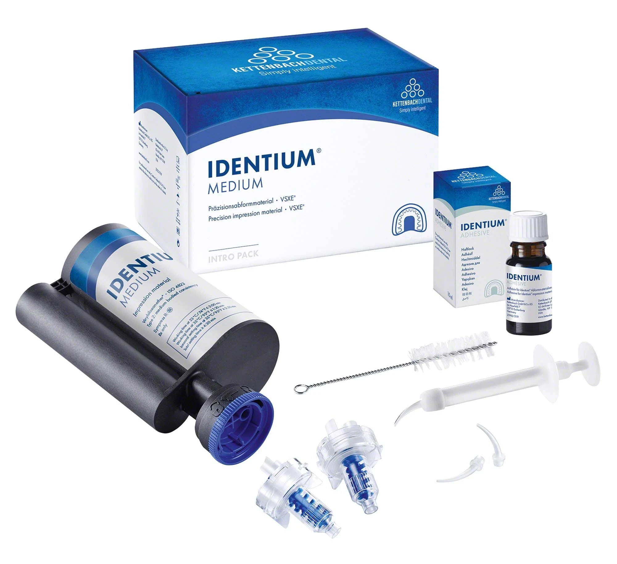 Identium Medium, dunkelblau, Refill, Intro Pack, Doppelkartusche à 380 ml