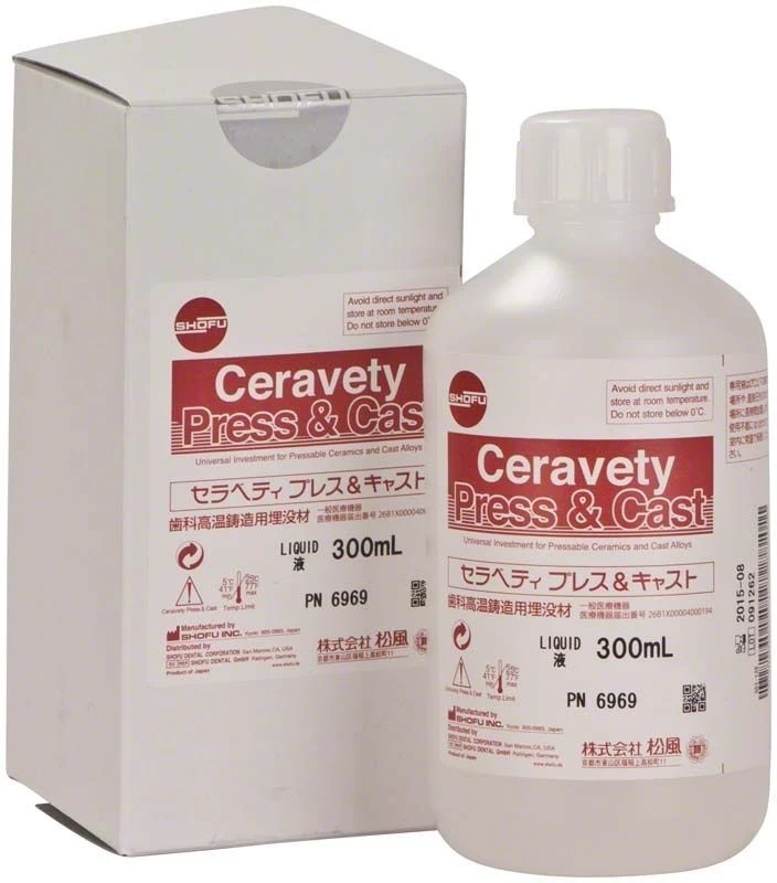 Ceravety Press & Cast, Flüssigkeit, Flasche 300 ml